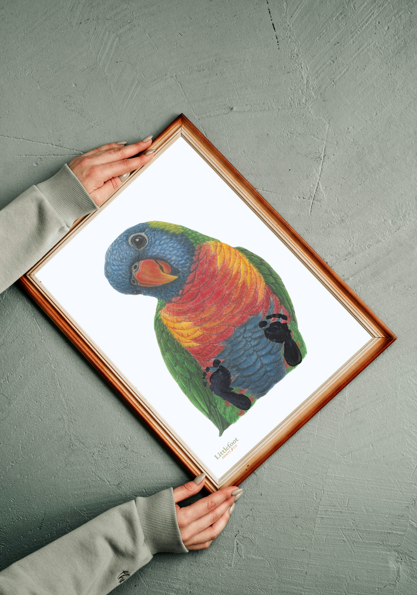 Rainbow Lorikeet Keepsake Print